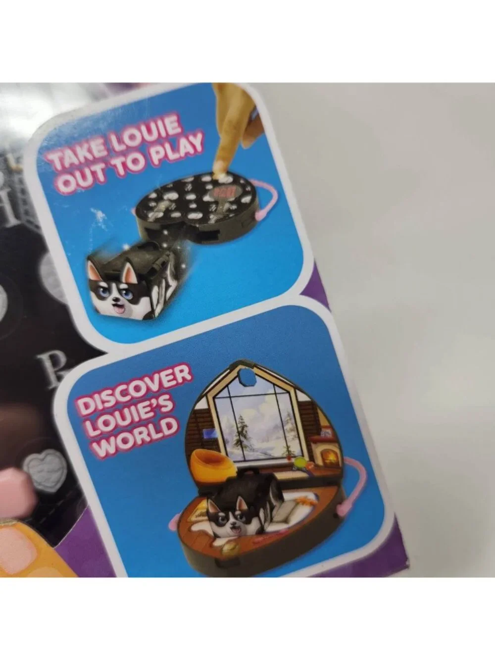 Pets 2 Love Louie the Dog Toy Pet with Heart-Shaped Animal Purse, Sealed